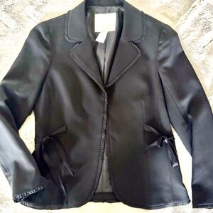 Rebecca Taylor Tailored Blazer Woven Trim detailing extra small